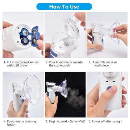 Portable Mini Handheld Nebulizer Machine