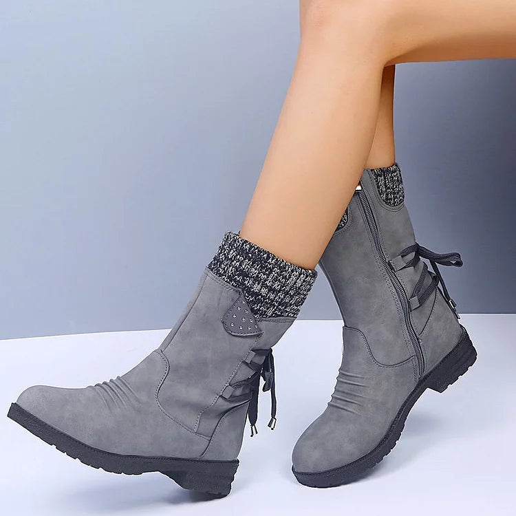 Warm Insulated Rain Boots for Women