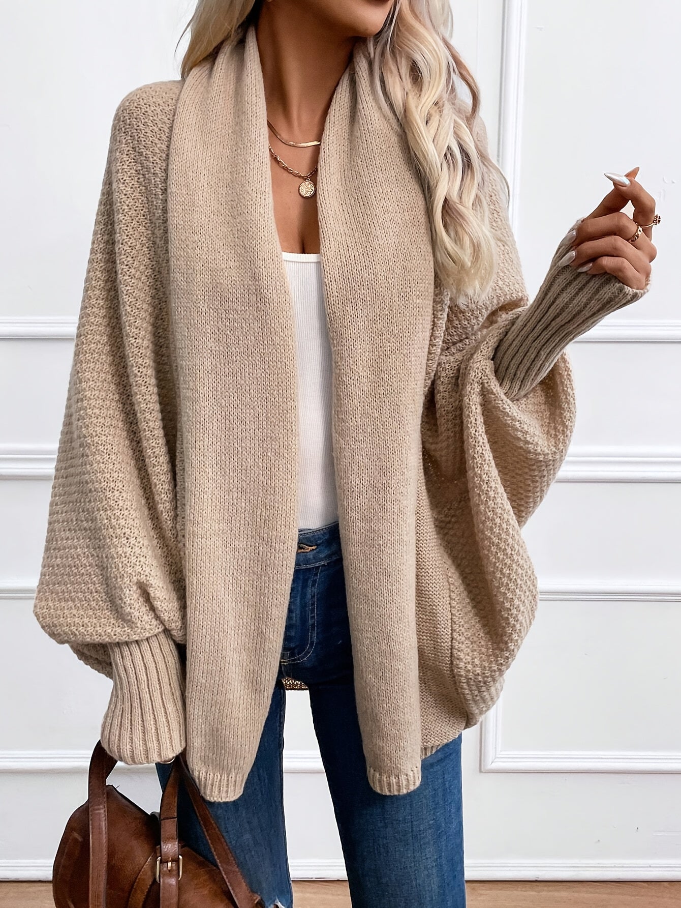 Warm Women's Cashmere Long Cardigan Sweater