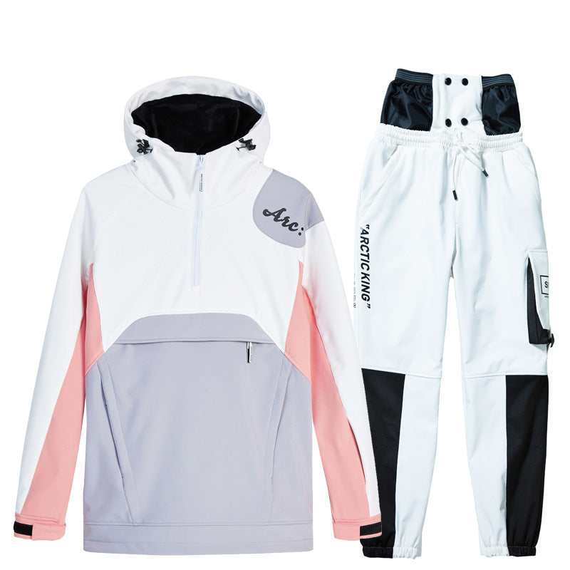 Men's Windproof Durable Ski Suit for Outdoor Sports