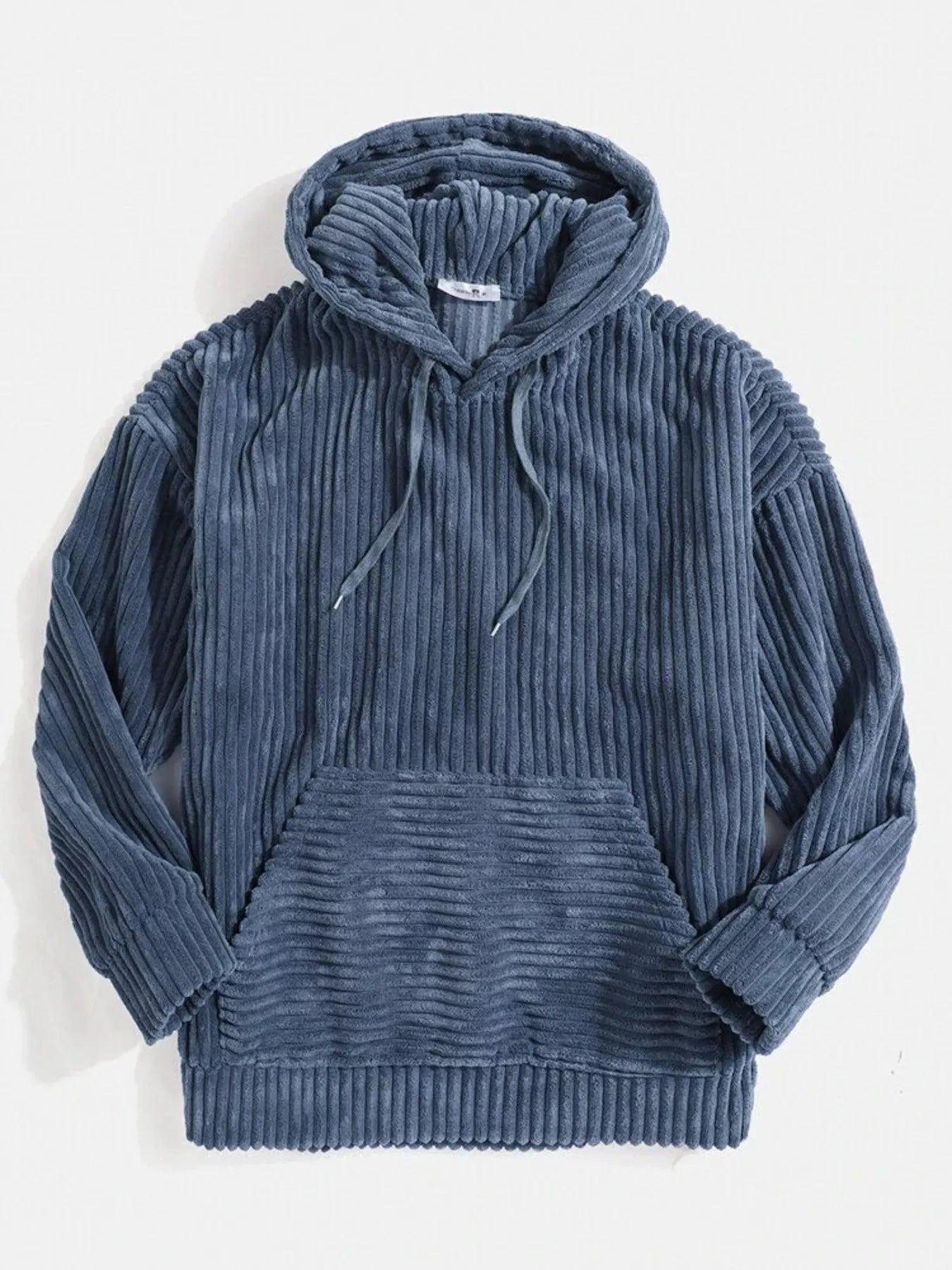 Casual Mens Corduroy Hoodie Jacket Loose Fit