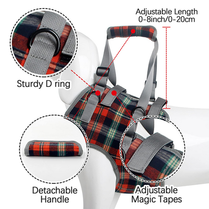 Dog Support Harness Front and Back Legs For Small Medium Large Dogs