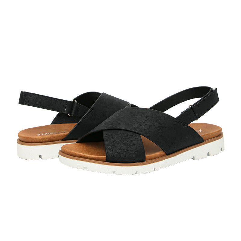 Zealbonn™ Elastic Flat Bunion Protective Wide Sandals