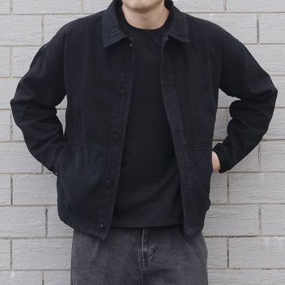 Relaxed Fit Men's Casual Button Down Jacket - OutfitLondon