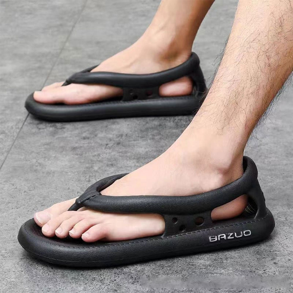 New couple solid color thong sandals (Unisex )