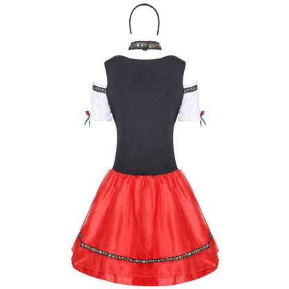 Women's Classic Cotton Blend Dirndl Dress