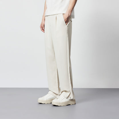 Comfortable Loose Fit Mens Dress Trousers