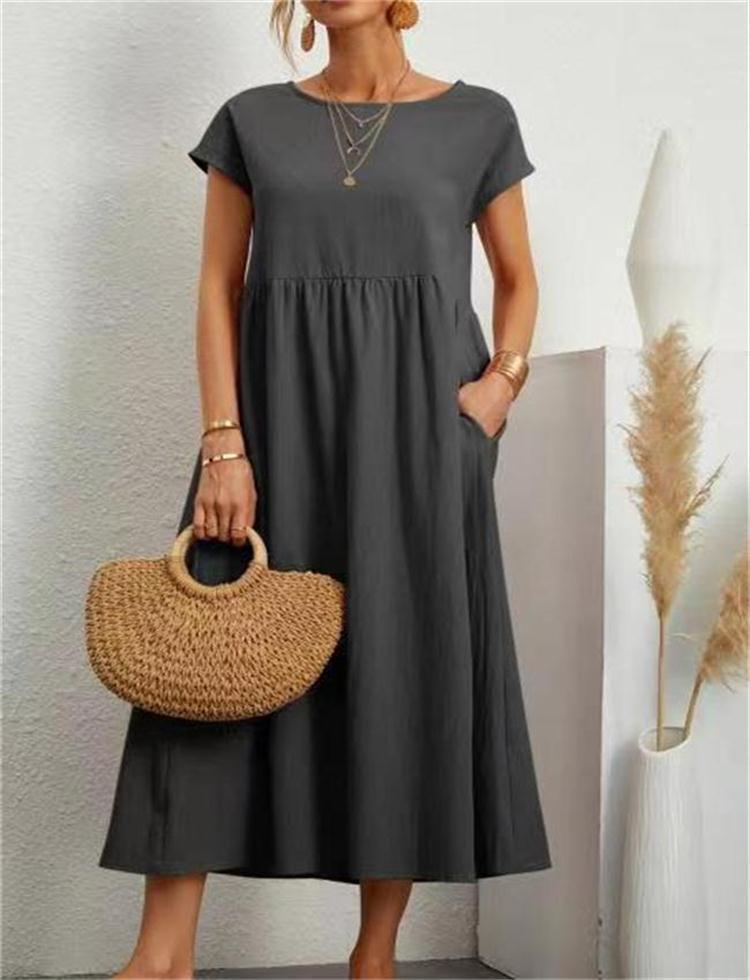 Relaxed Fit Everyday Midi Dress