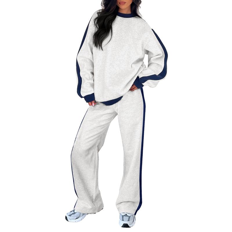 Soft Cozy Loungewear Set Sweatshirt and Jogger Pants