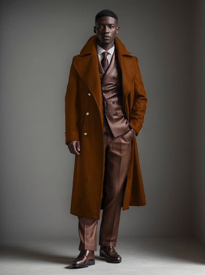 Warm Mens Winter Overcoat