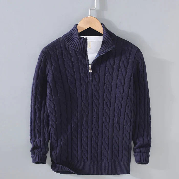 Classic Warm Wool Crew Sweater