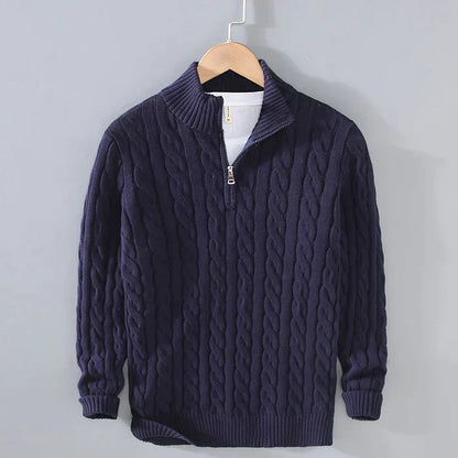 Classic Warm Wool Crew Sweater