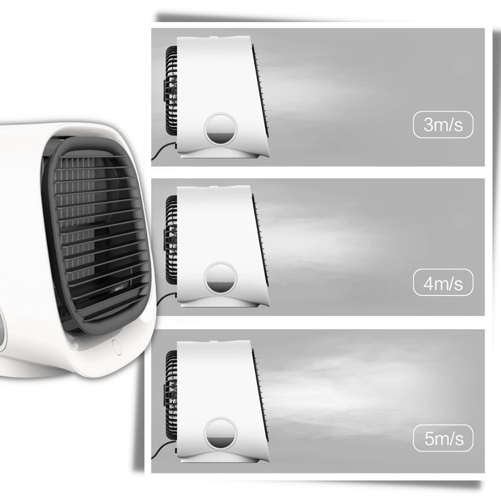 Mini Air Conditioner Fan – USB Powered Portable Air Cooler