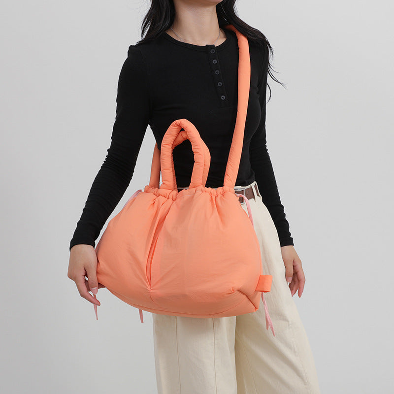 Vegan Leather Tote Shoulder Bag - OutfitLondon