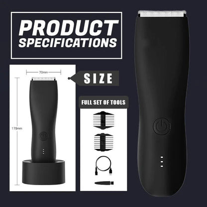 Ultra-Quiet Skin-Friendly Body Shaver