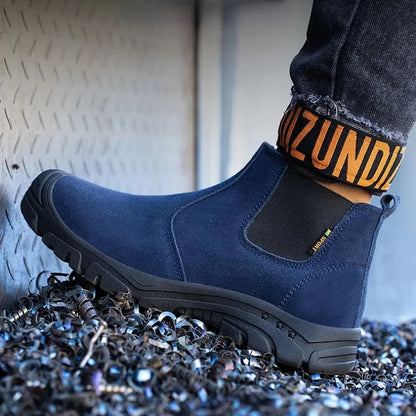 Tough Steel Toe Men's Work Boots - Strong and Lightweight