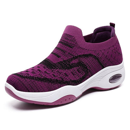 Women's Slip On Athletic Flyknit Shoes