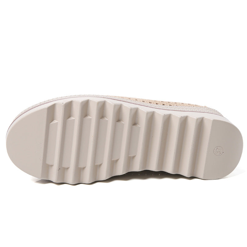 Wide Feet Orthopedic Suede Leather Shoes For Women