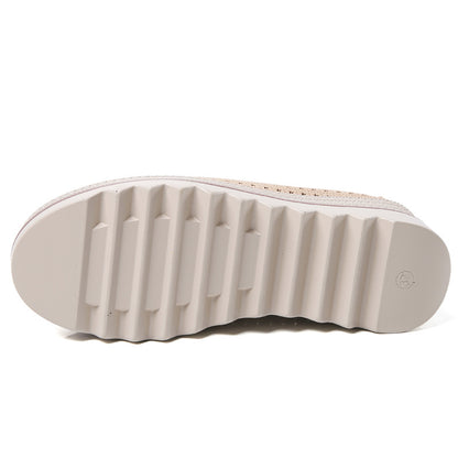 Wide Feet Orthopedic Suede Leather Shoes For Women