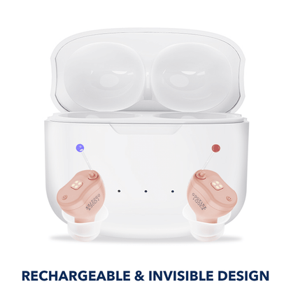 Invisible Hearing Aids 16 Channel Digital Rechargeable Hearing Aids