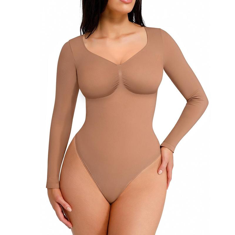 Soft Stretchy Full Body Bodysuit for Women