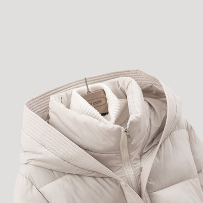 Ladies Warm Quilted Puffer Parka Coat