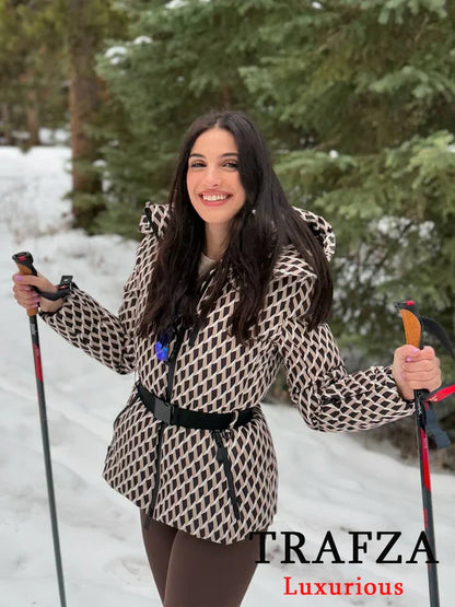 Warm Women's Long Winter Parka Coat - OutfitLondon