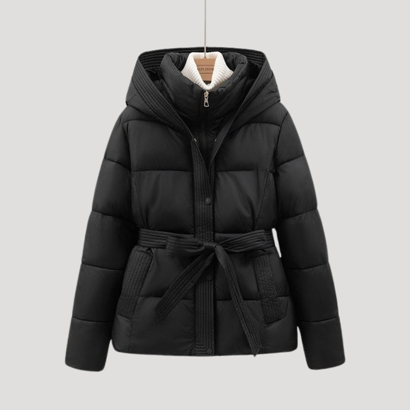 Ladies Warm Quilted Puffer Parka Coat