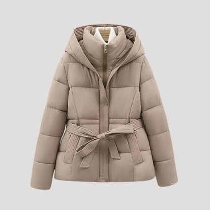 Ladies Warm Quilted Puffer Parka Coat