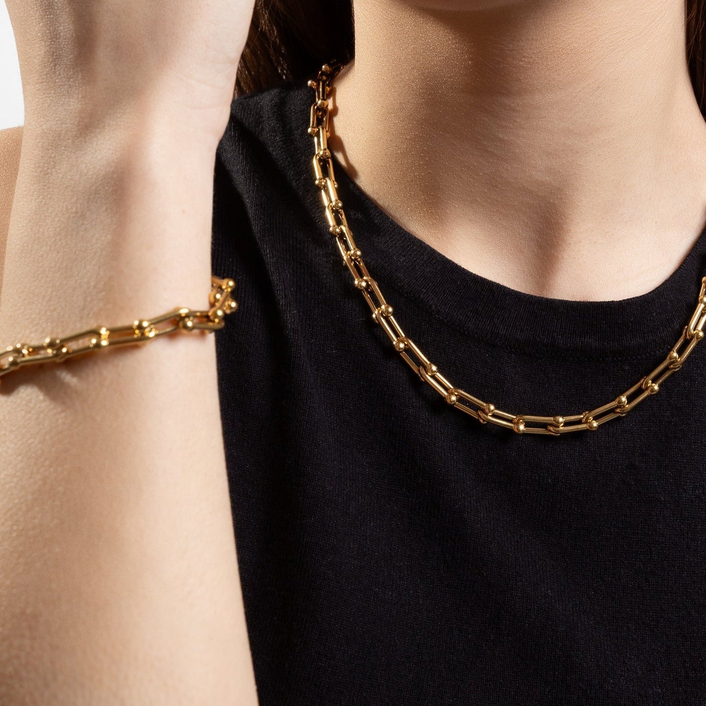 Waterproof Gold Chain Adjustable Bracelet