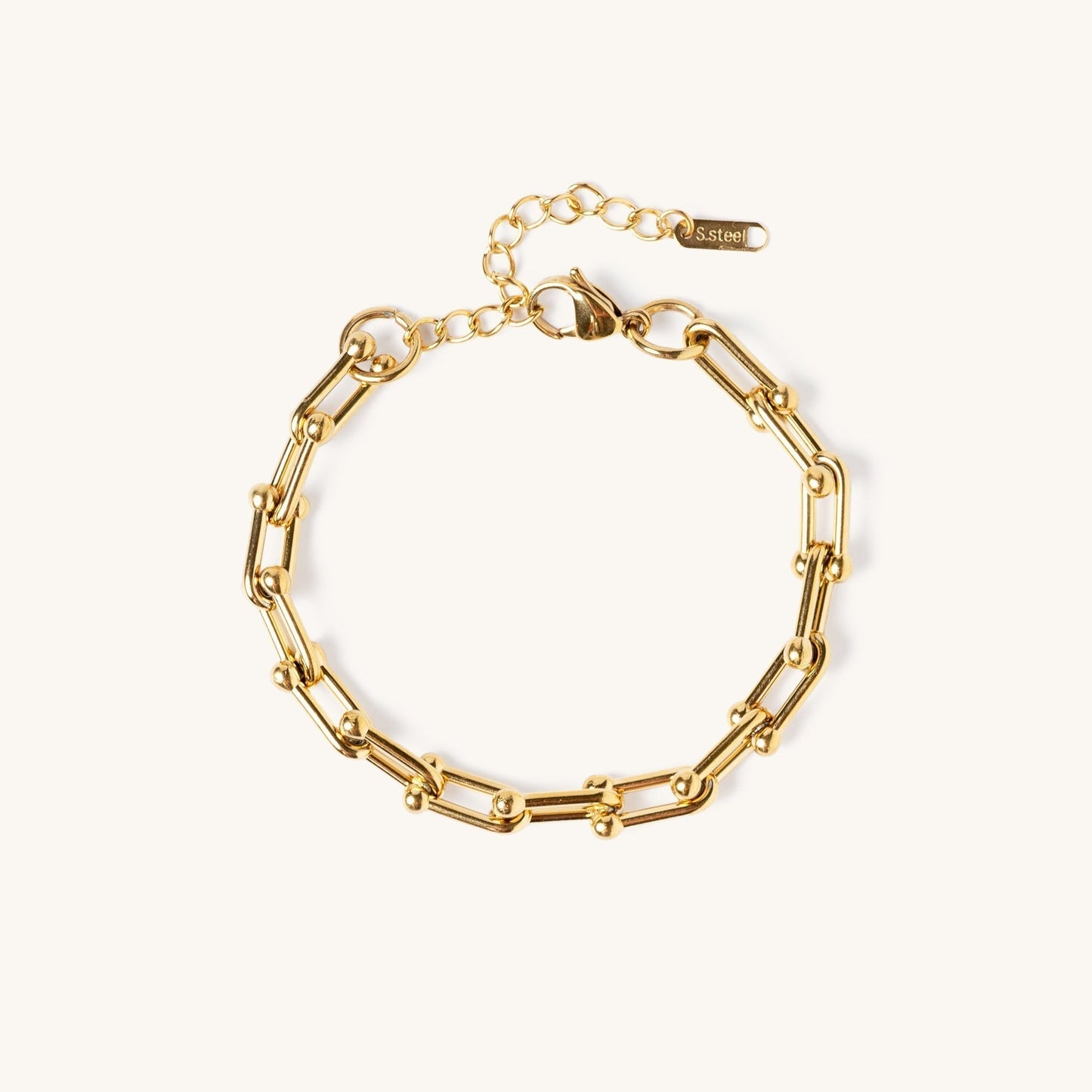 Waterproof Gold Chain Adjustable Bracelet - OutfitLondon