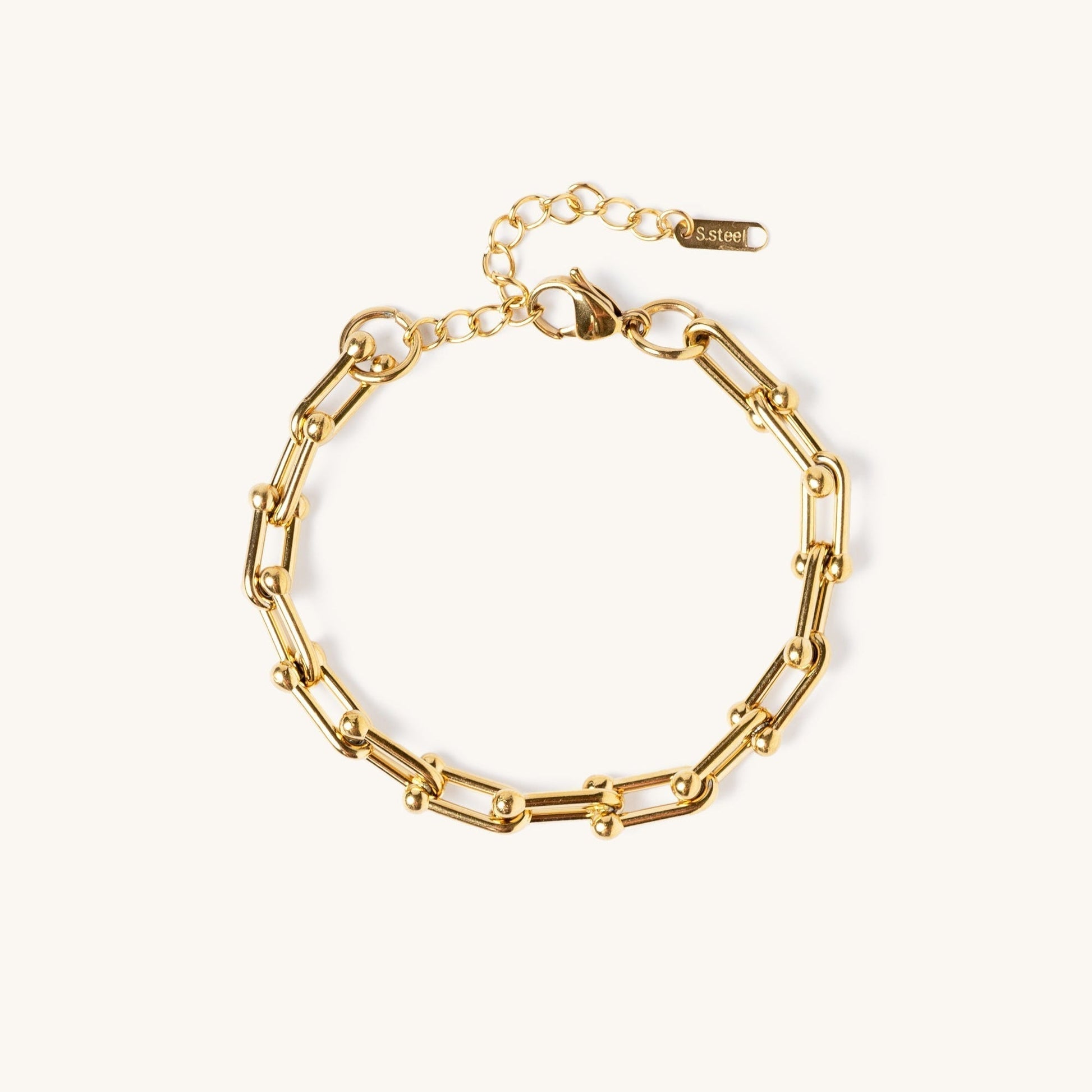 Waterproof Gold Chain Adjustable Bracelet - OutfitLondon