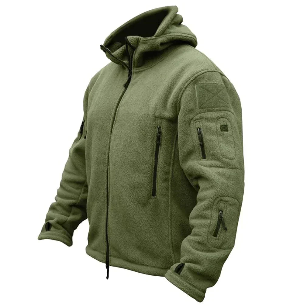 Military Style Hoodie Coat
