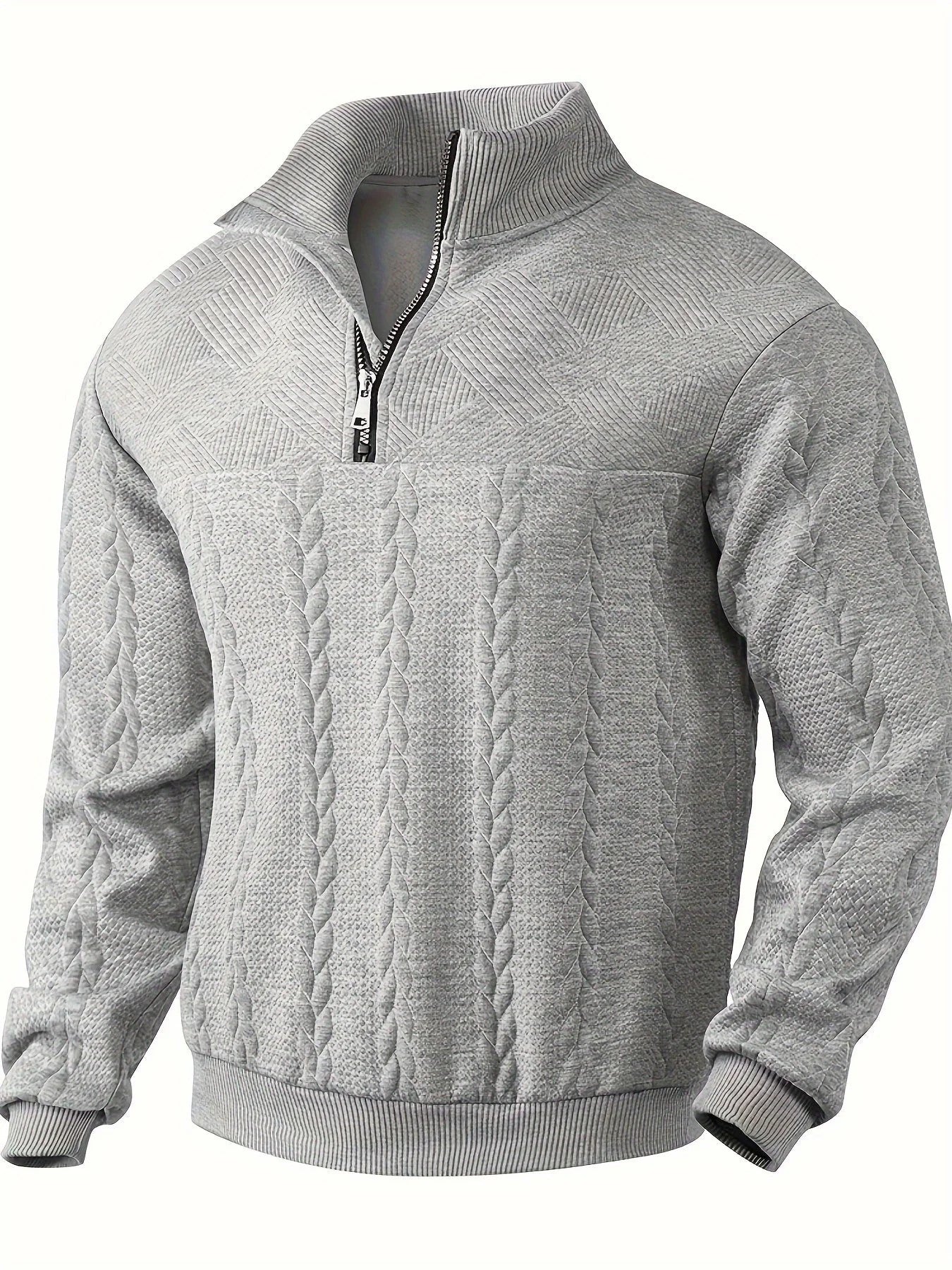 Cozy Mens Thick Knit Winter Sweater