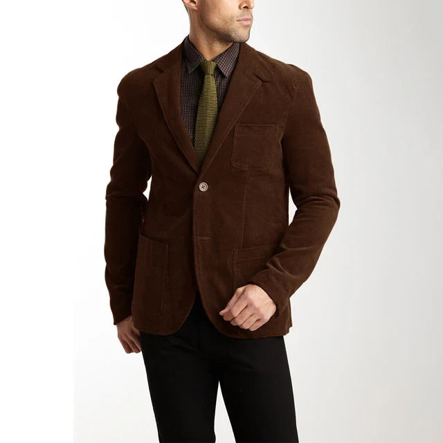 Rugged Stylish Men's Corduroy Coat
