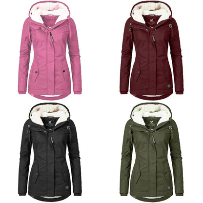 Warm Women's Fashion Parka Coat