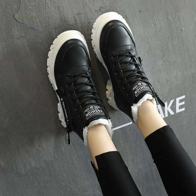 Warm Faux Fur Insulated Snow Boots
