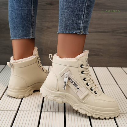 Warm Faux Fur Insulated Snow Boots