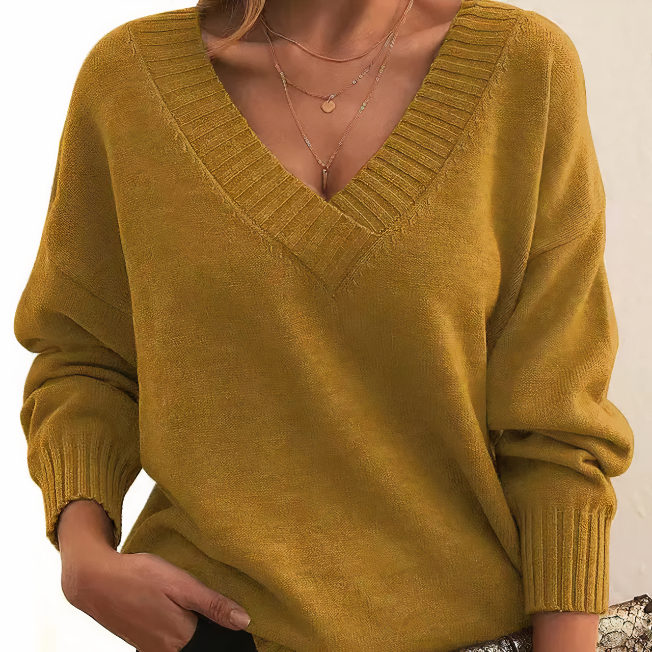 Luxurious Cashmere Crew Neck Sweater