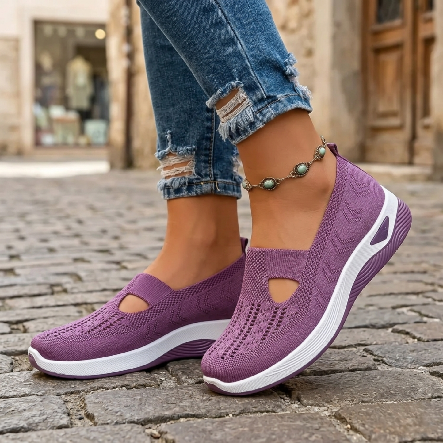 Comfortable Laceless Women's Shoes