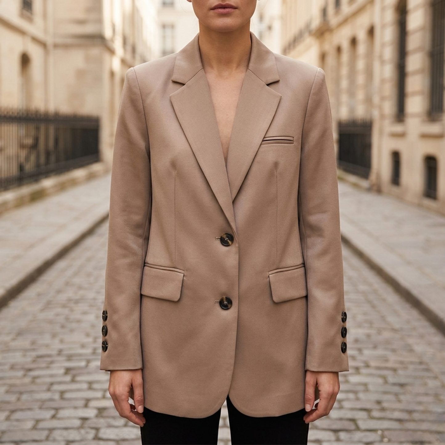 Classic Fit Single Button Jacket