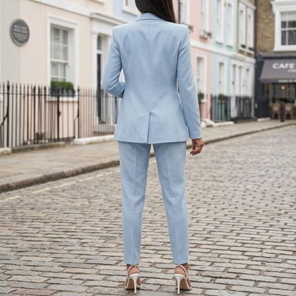 Elegant Women's 2 Piece Business Suit Jacket Pants