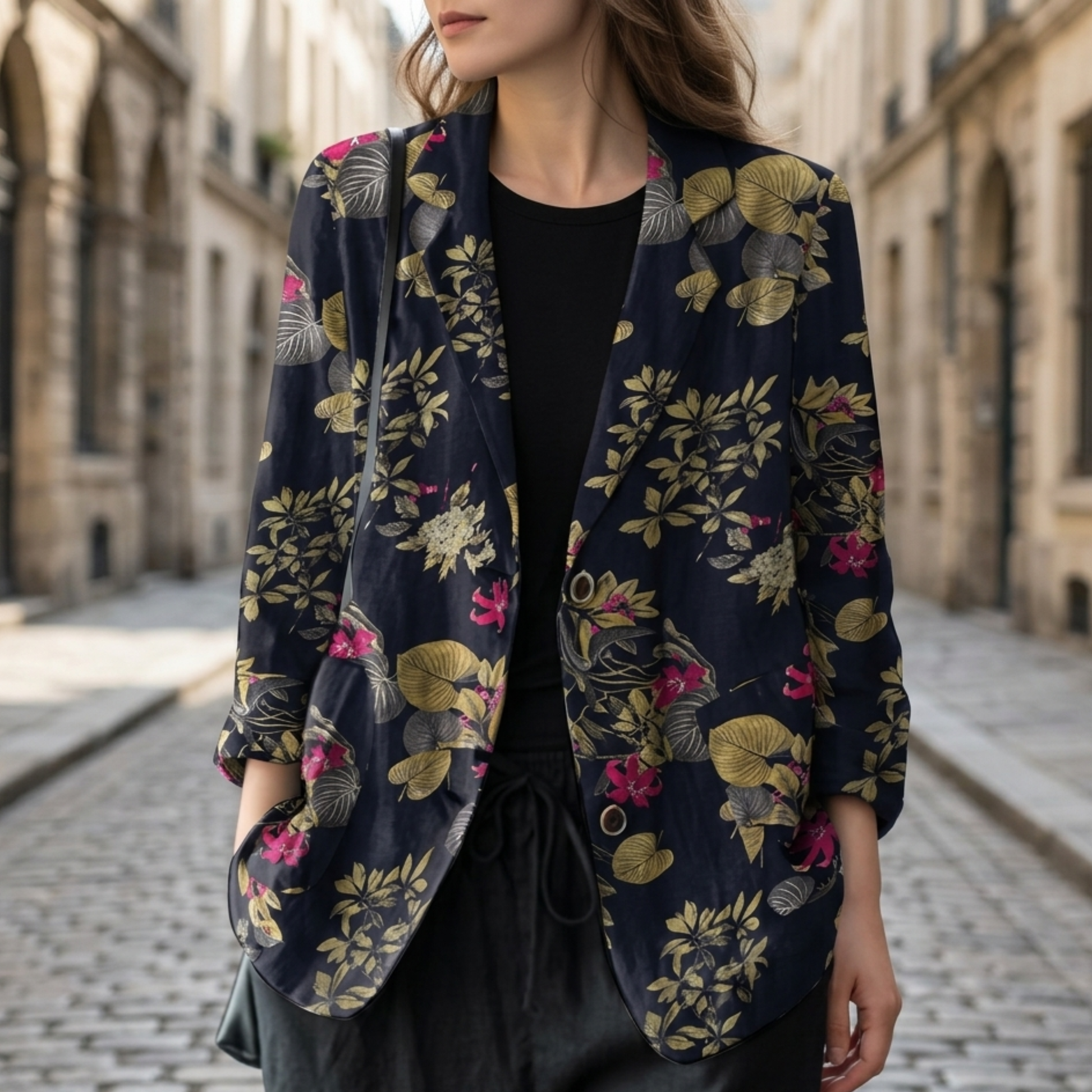 Stylish Floral Jacket for Women Everyday Wear - OutfitLondon