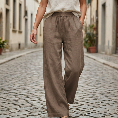 Comfortable Women's Loose Fit Elastic Waist Pants