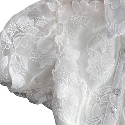 Chic White Lace Party Dress