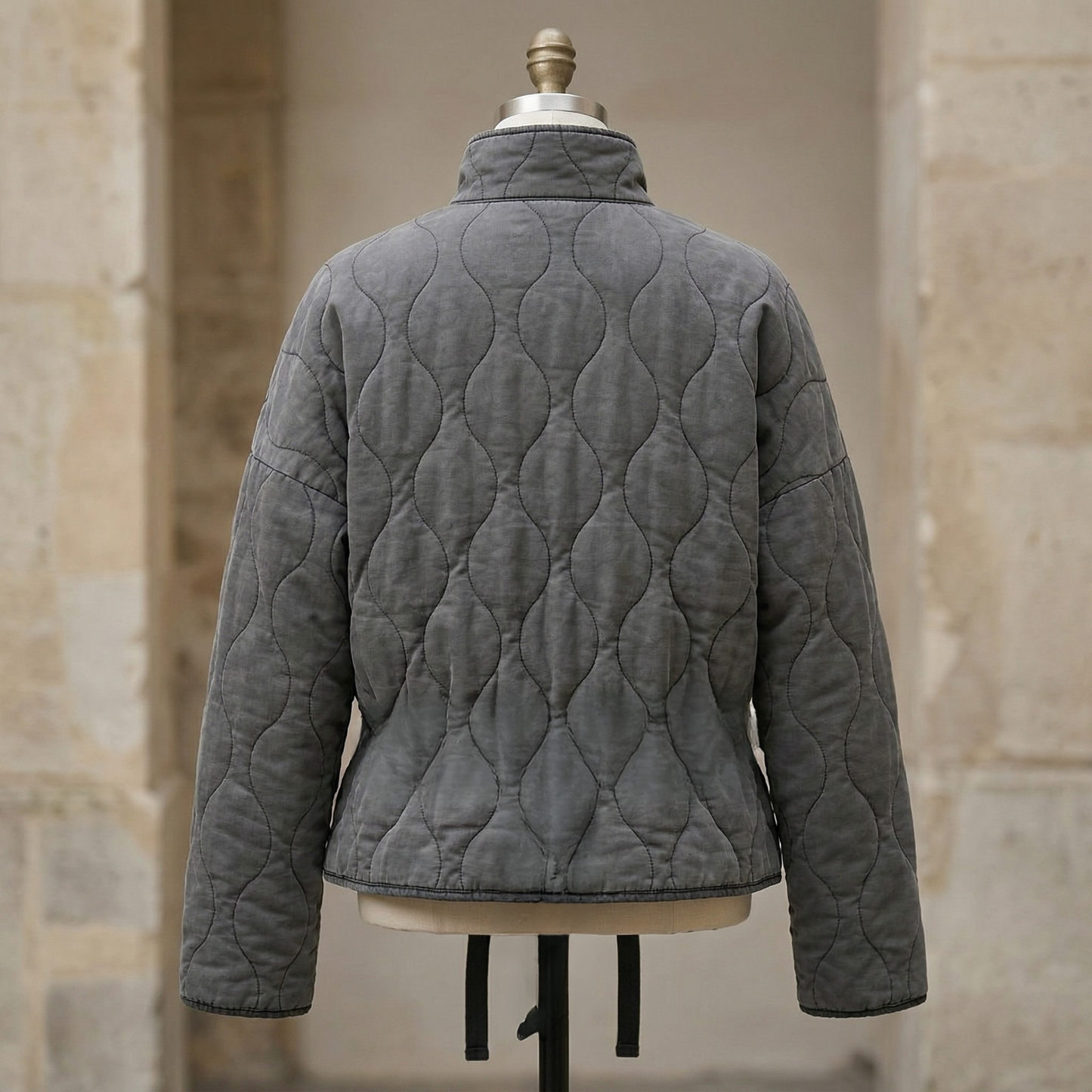 Warm Padded Women's Zip Up Winter Jacket