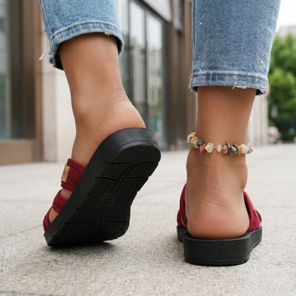 Comfortable Summer Open Toe Slip On Shoes