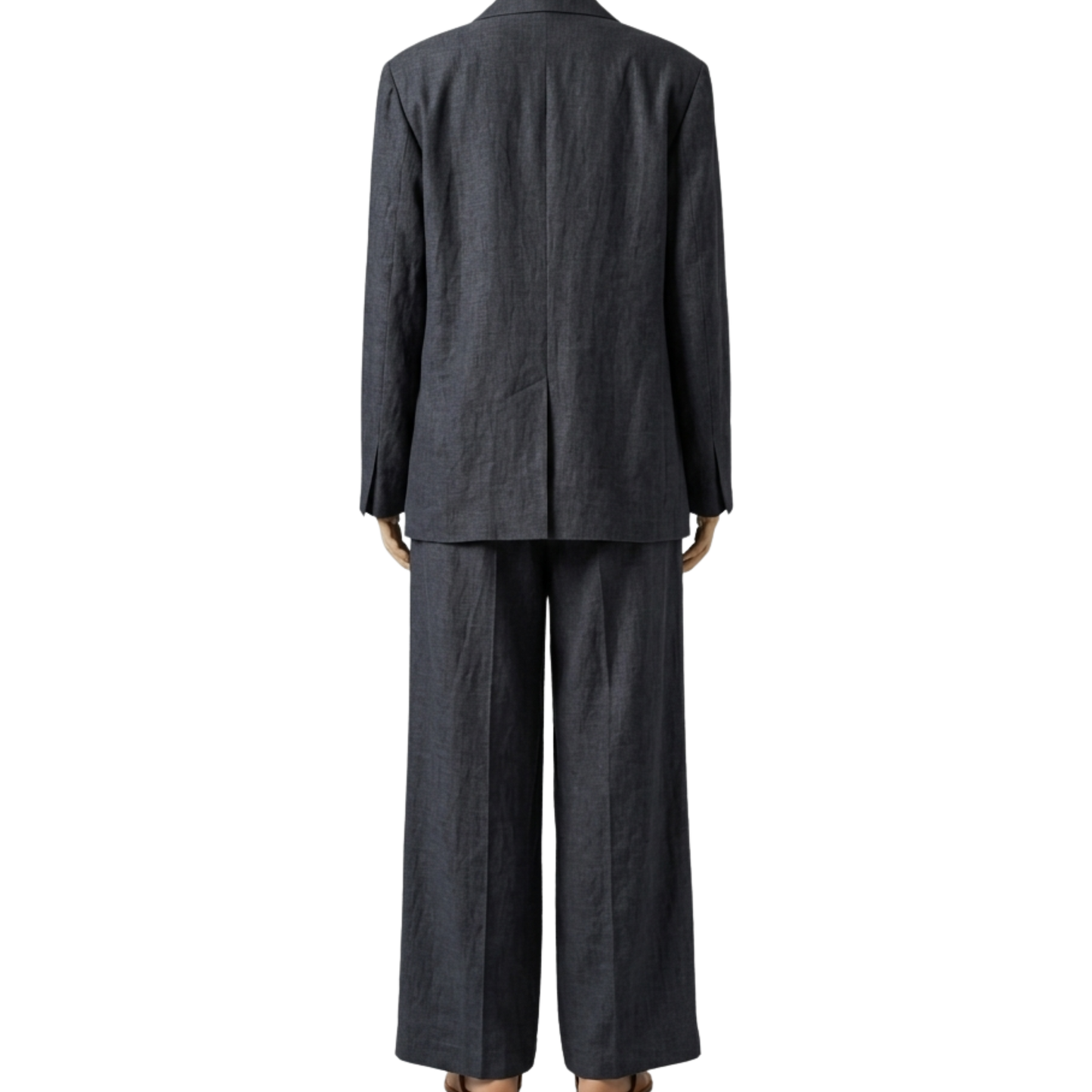 Classic Natural Fiber Jacket Set for Women