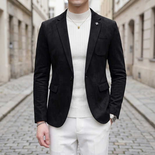 Modern Slim Fit Blazer Jacket For Men - OutfitLondon