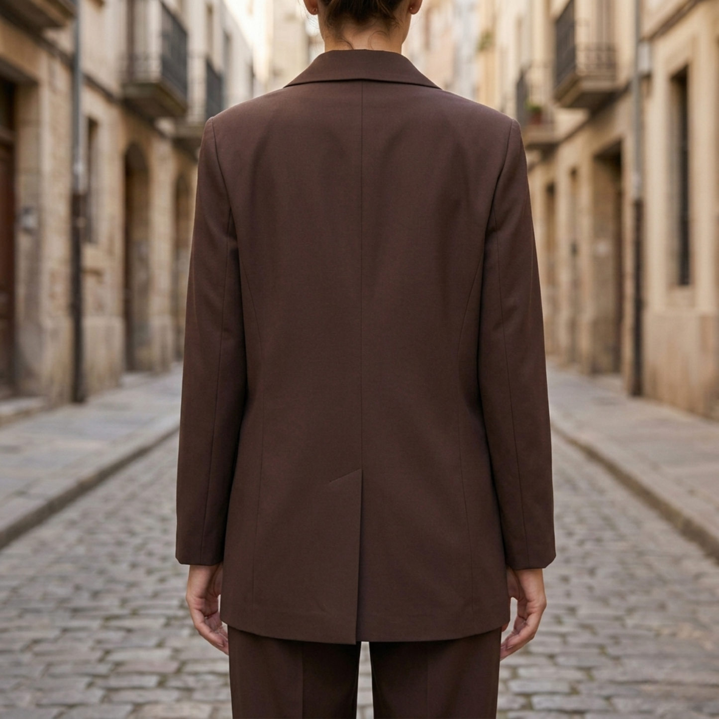 Ladies Classic Fit Long Jacket